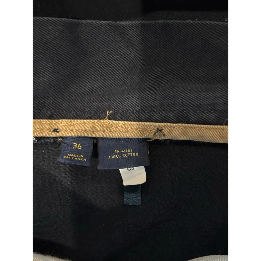 Vintage Polo Ralph Lauren Men's Cargo Shorts Size 36 100% Cotton Navy Military